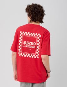 T-shirt imprim&eacute; devant/dos