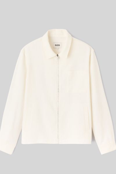 Veste zipp&eacute;e textur&eacute;e