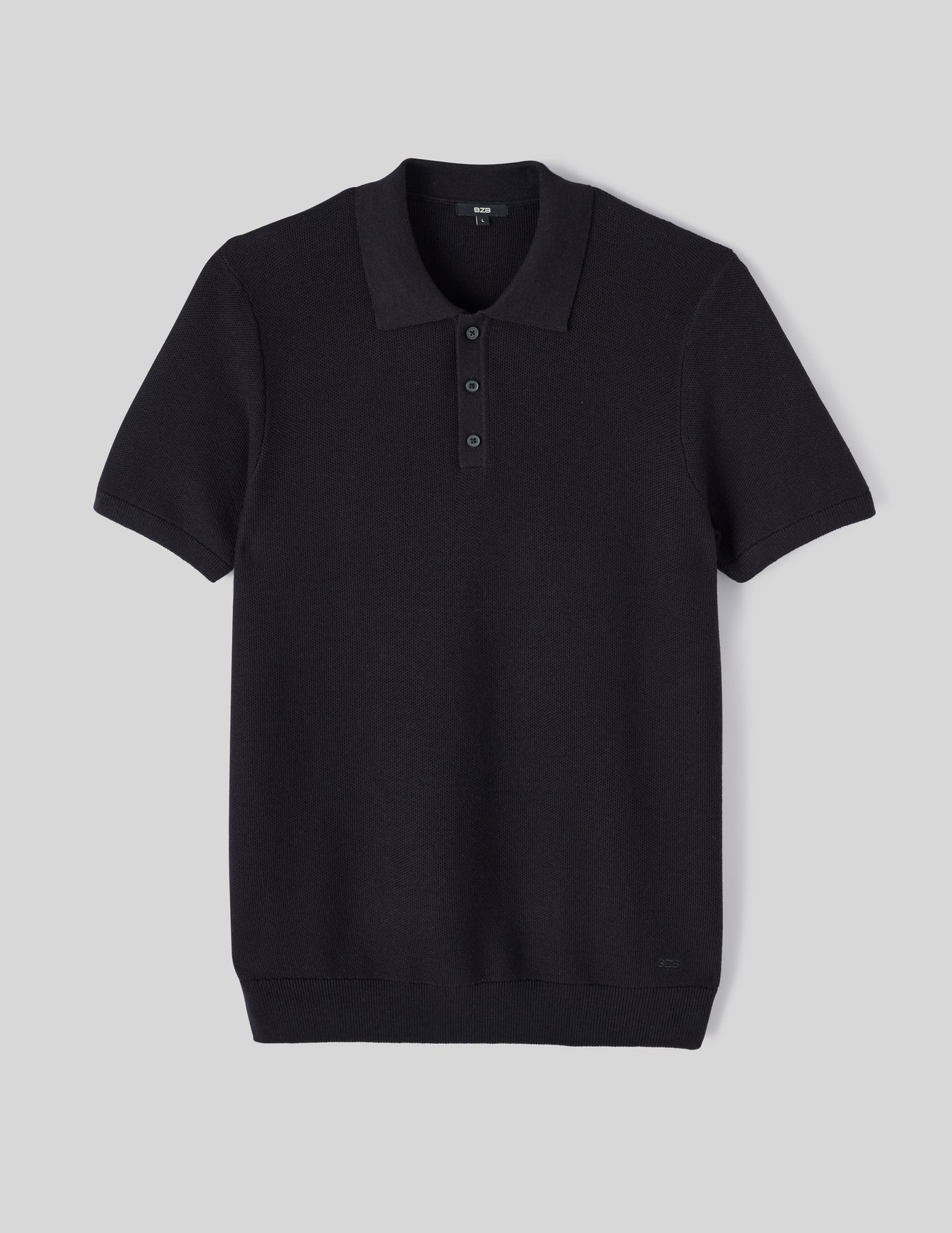 Polo matière fantaisie