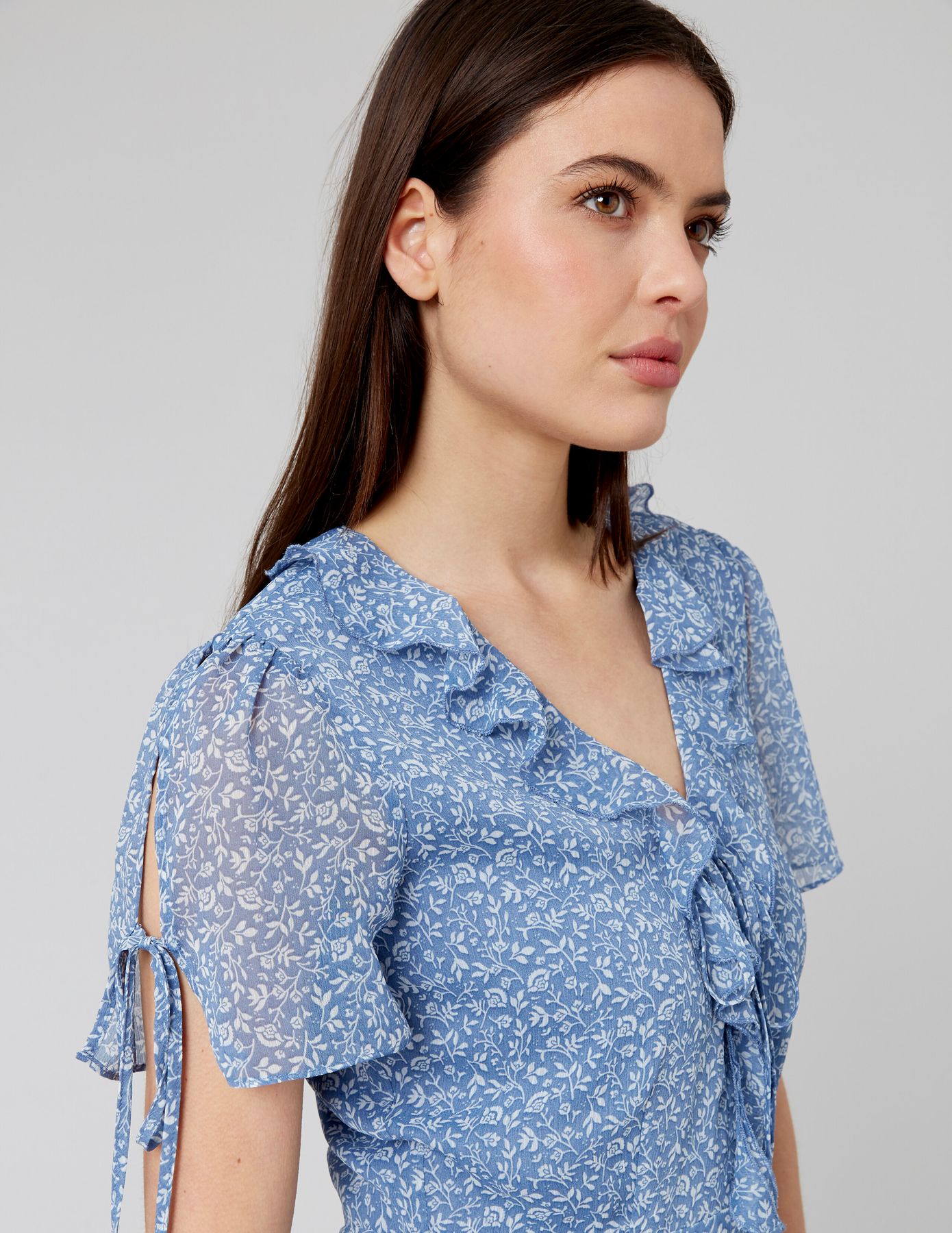 Robe courte imprimée