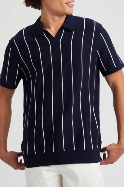 Polo &agrave; rayures