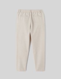 Pantalon de ville coton lin