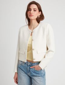 Veste en tweed courte