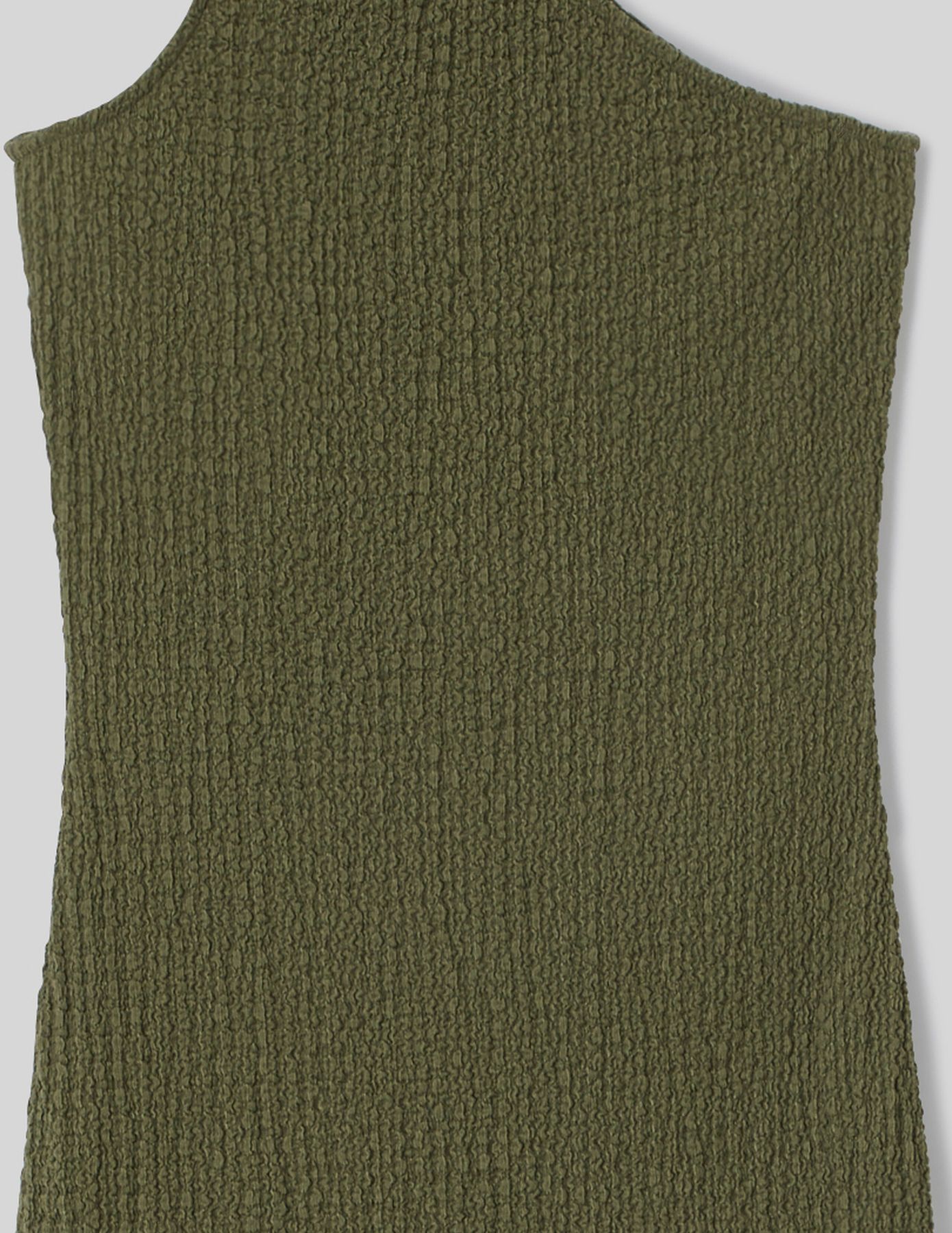 Robe longue asymétrique maille texturée