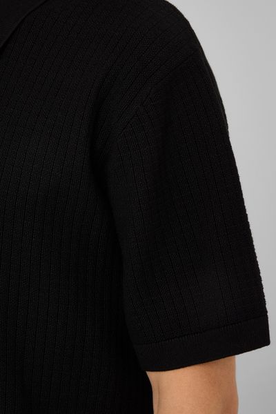 Polo maille c&ocirc;tel&eacute;e