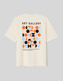 T-shirt imprim&eacute; devant / dos
