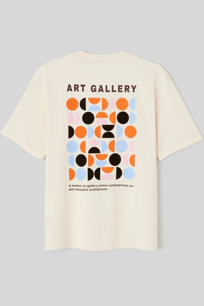 T-shirt imprim&eacute; devant / dos