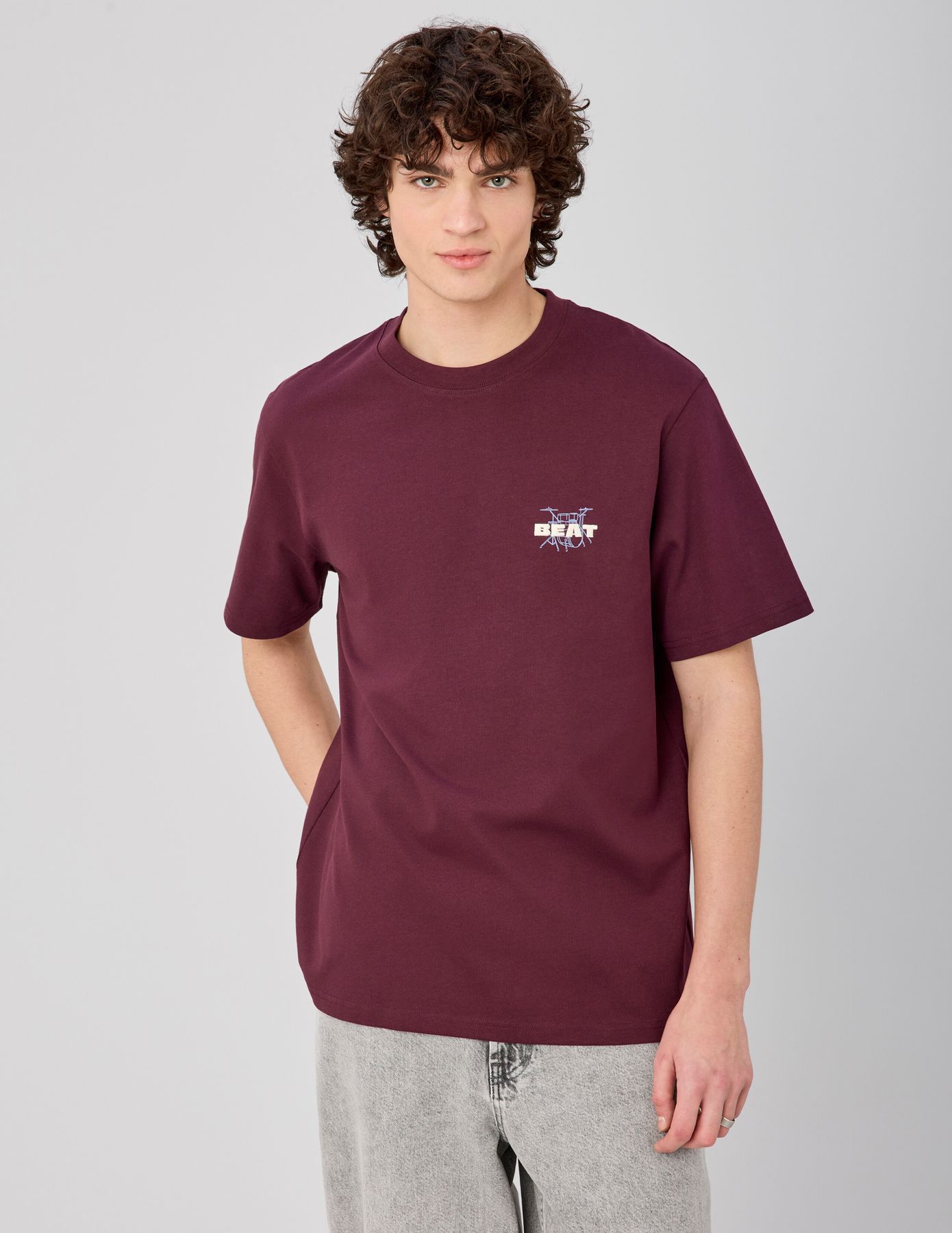 T-shirt animation poitrine