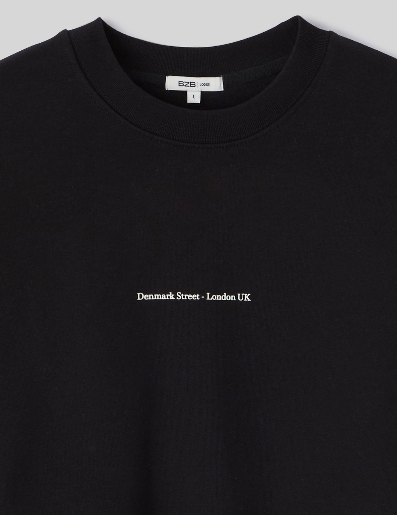 Sweat col rond animation devant dos