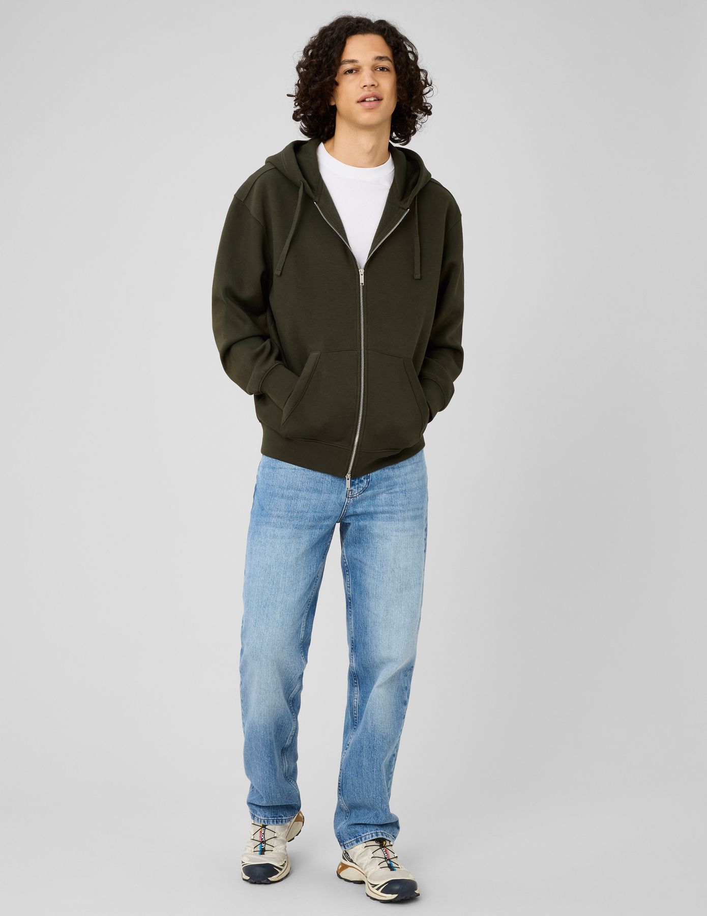 Sweat zipp&eacute; ouverture double