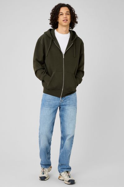 Sweat zipp&eacute; ouverture double