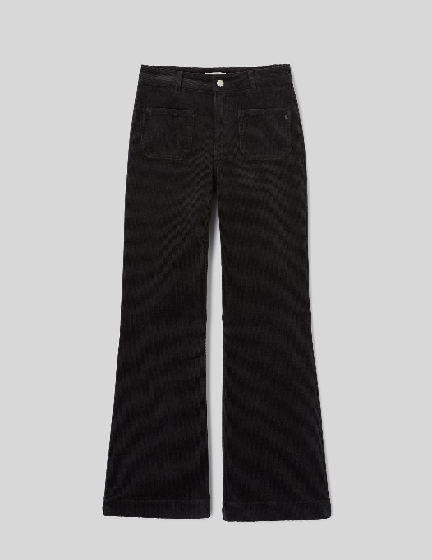 Pantalon flare velours