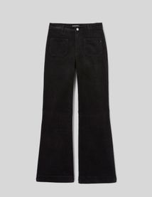 Pantalon flare velours