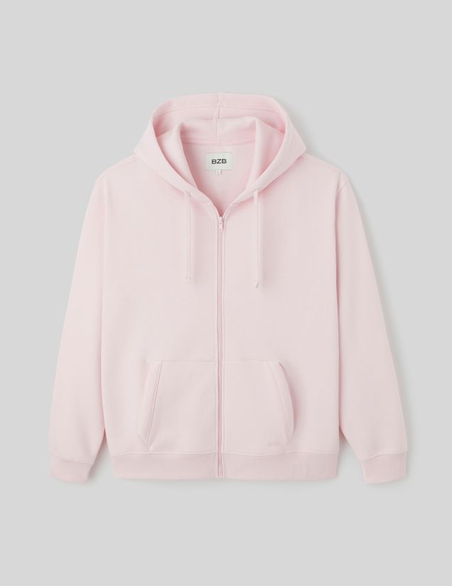 Sweat zippé à capuche