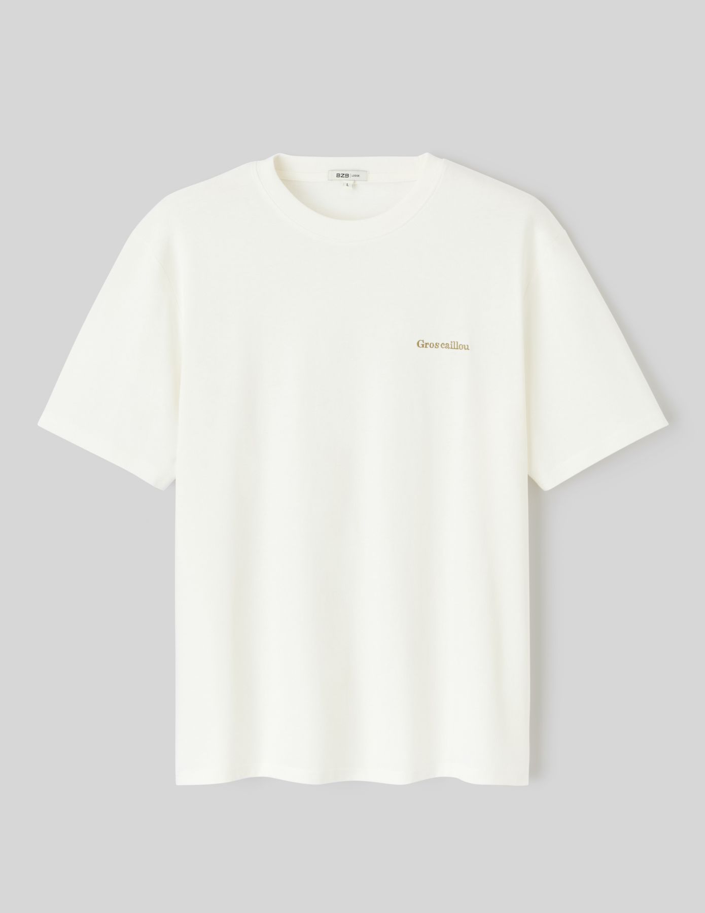 T-shirt broderie poitrine