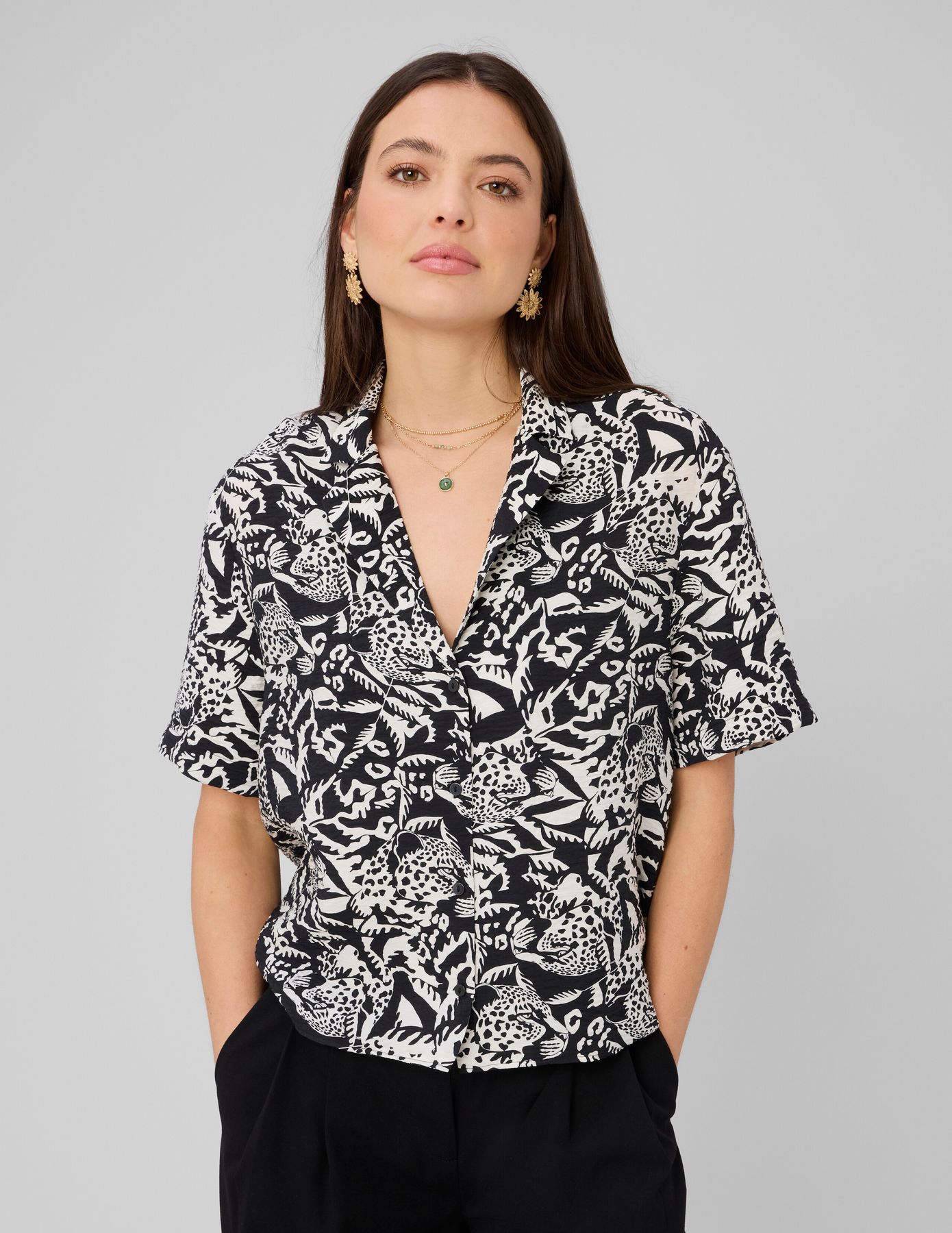 Chemisette imprim&eacute;e