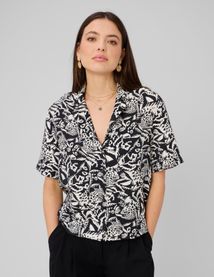 Chemisette imprim&eacute;e