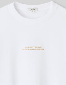 T-shirt imprimé poitrine