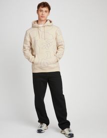 Sweat imprimé à capuche