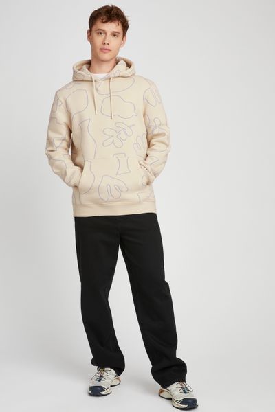 Sweat imprimé à capuche