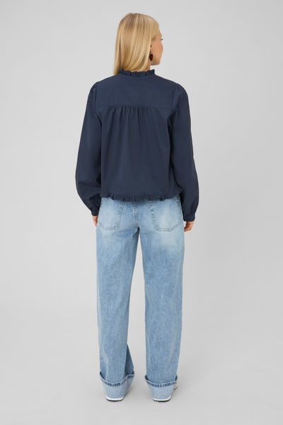 Blouse &agrave; volants