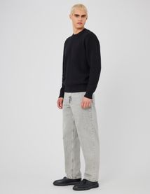 Jean loose gris clair