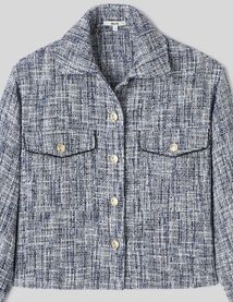 Surchemise en tweed