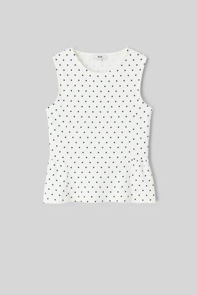 D&eacute;bardeur p&eacute;plum &agrave; pois