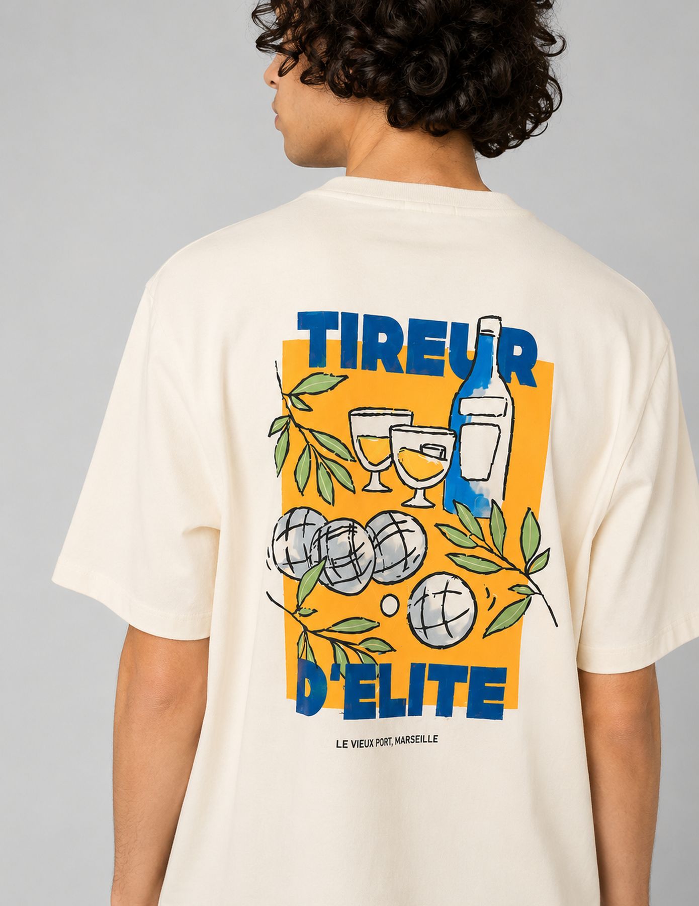 T-shirt imprim&eacute; devant/dos
