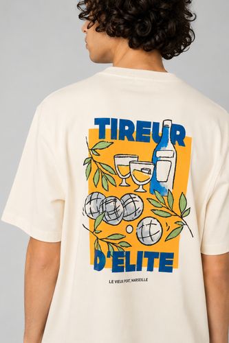 T-shirt imprim&eacute; devant/dos