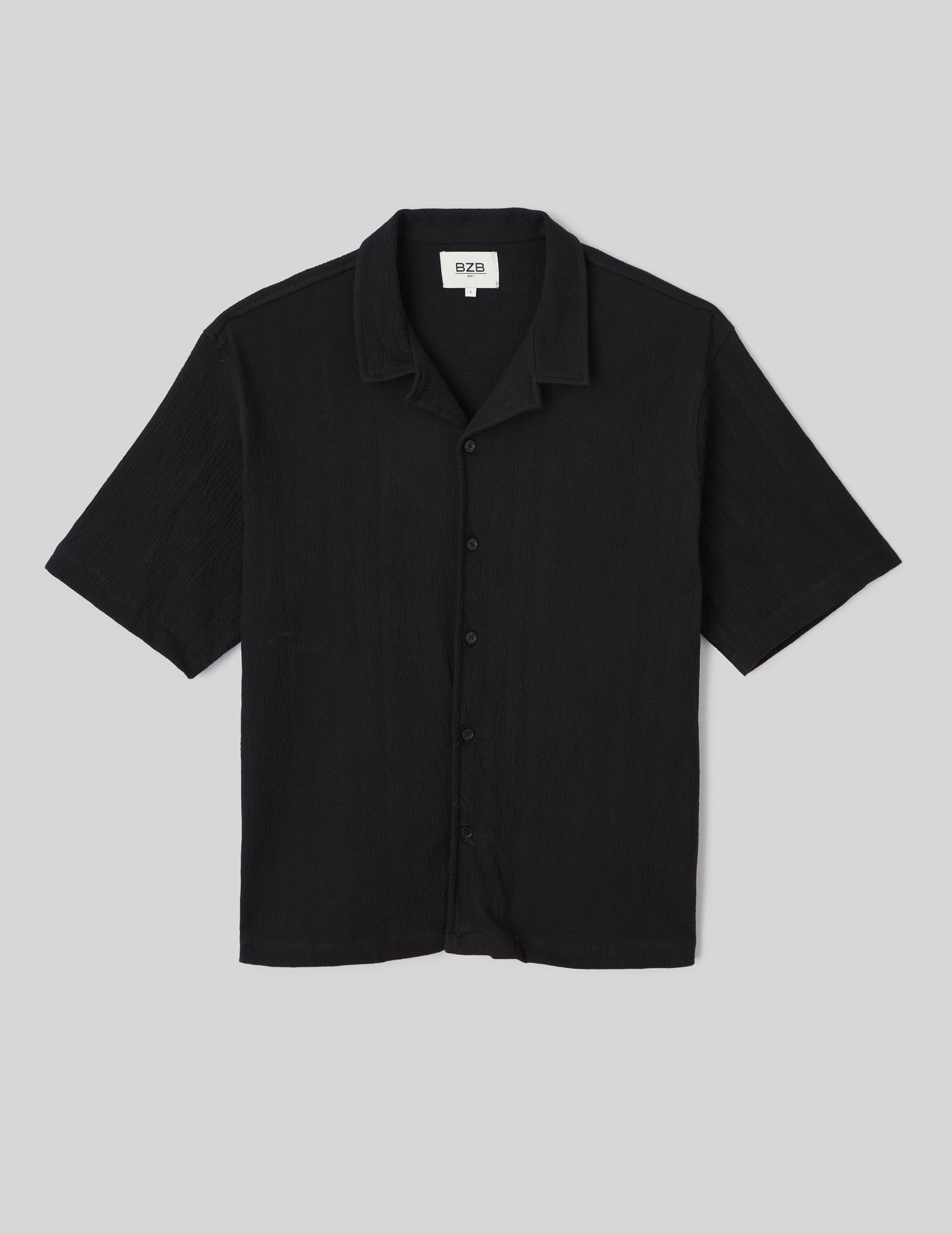 Chemise manches courtes unie