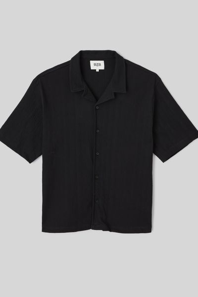 Chemise manches courtes unie