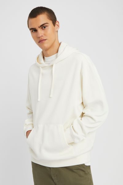 Sweat à capuche matière fantaisie