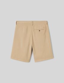 Bermuda chino &agrave; plis