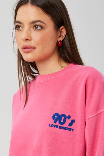 Sweat col rond imprimé à l¿avant