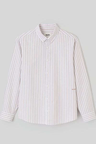 Chemise oxford ray&eacute;e