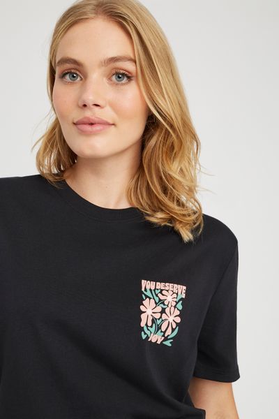 T-shirt imprim&eacute; devant/dos