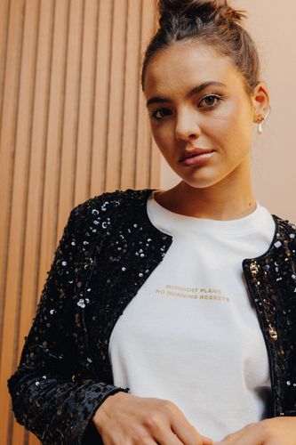 T-shirt imprim&eacute; poitrine