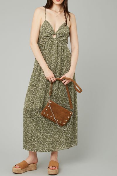 Robe longue imprim&eacute;e