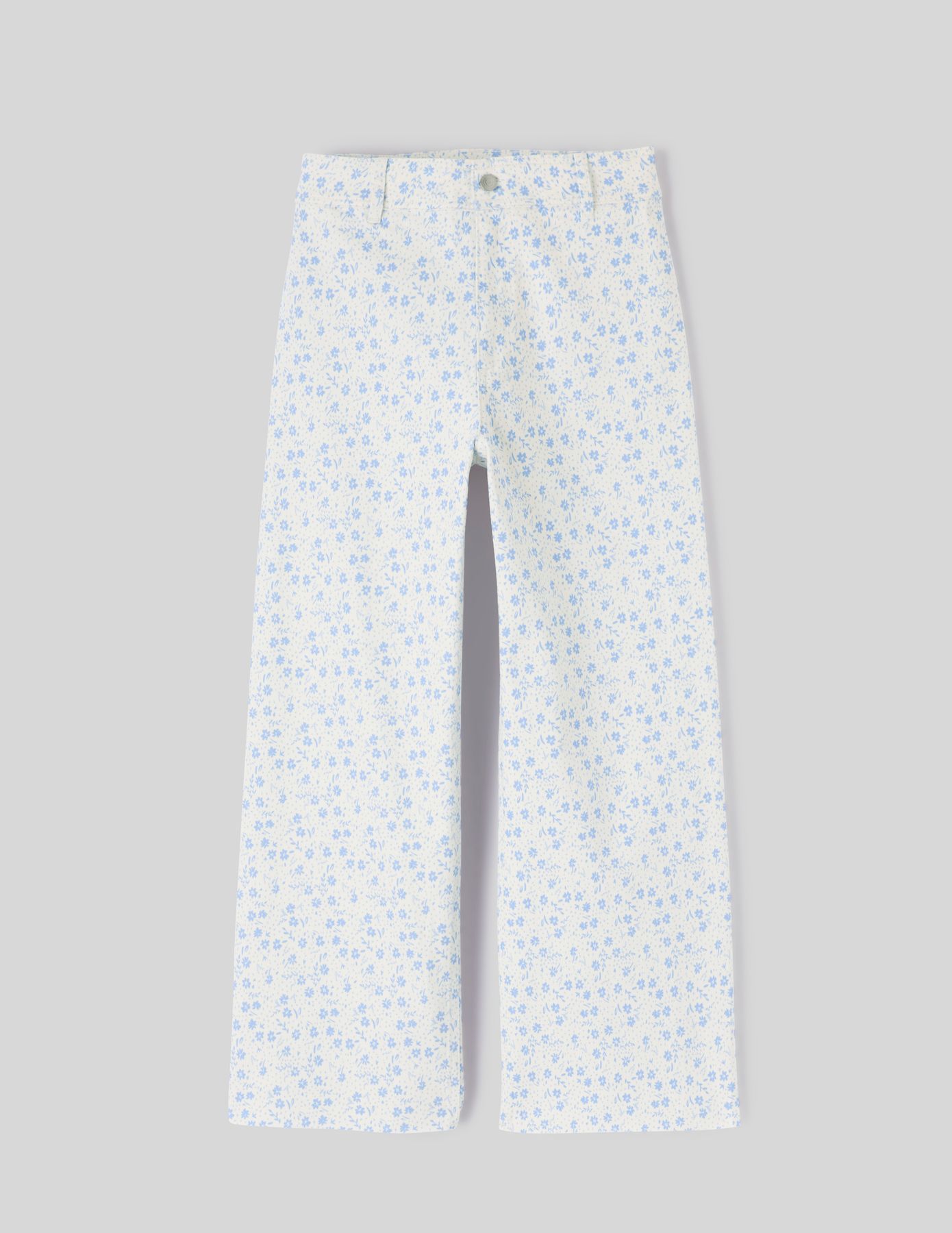 Pantalon wide leg imprimé