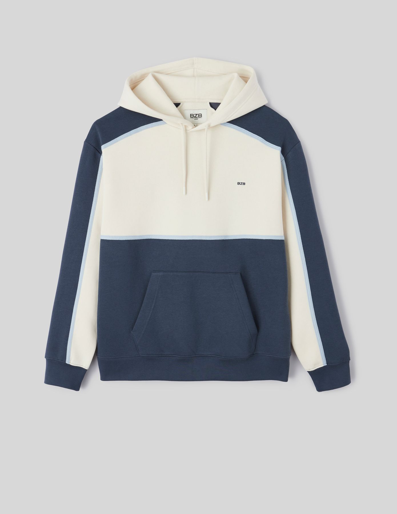 Sweat à capuche colorblock