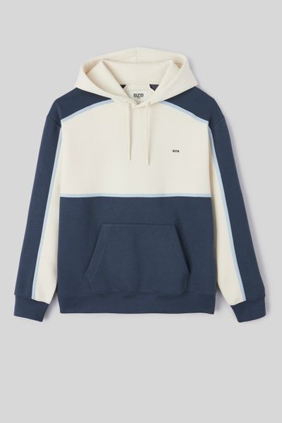 Sweat à capuche colorblock