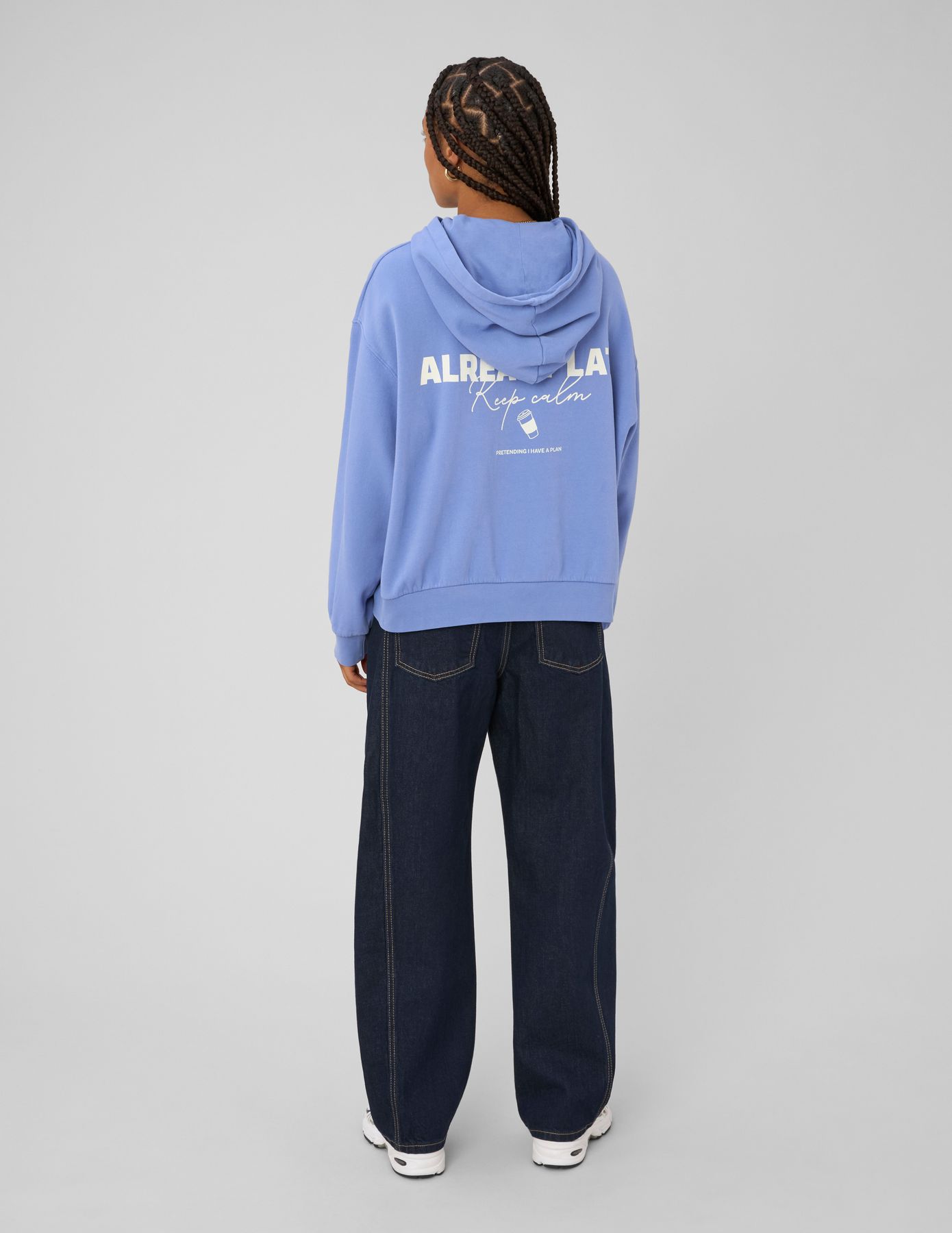 Sweat &agrave; capuche imprim&eacute;