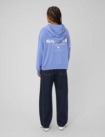 Sweat &agrave; capuche imprim&eacute;