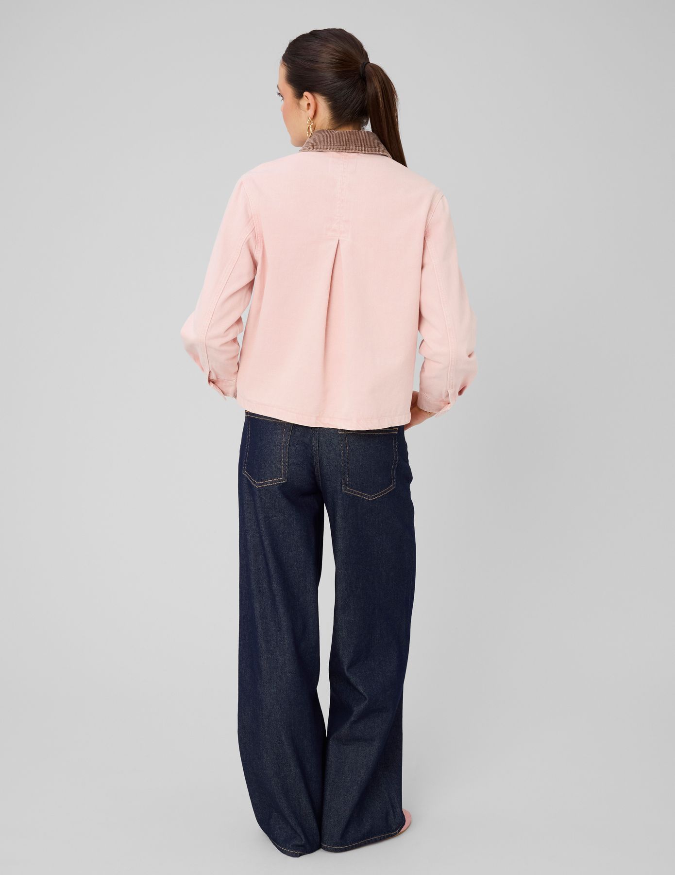 Barn jacket col velours