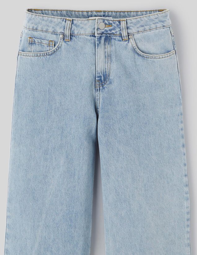 Jean wide leg revers