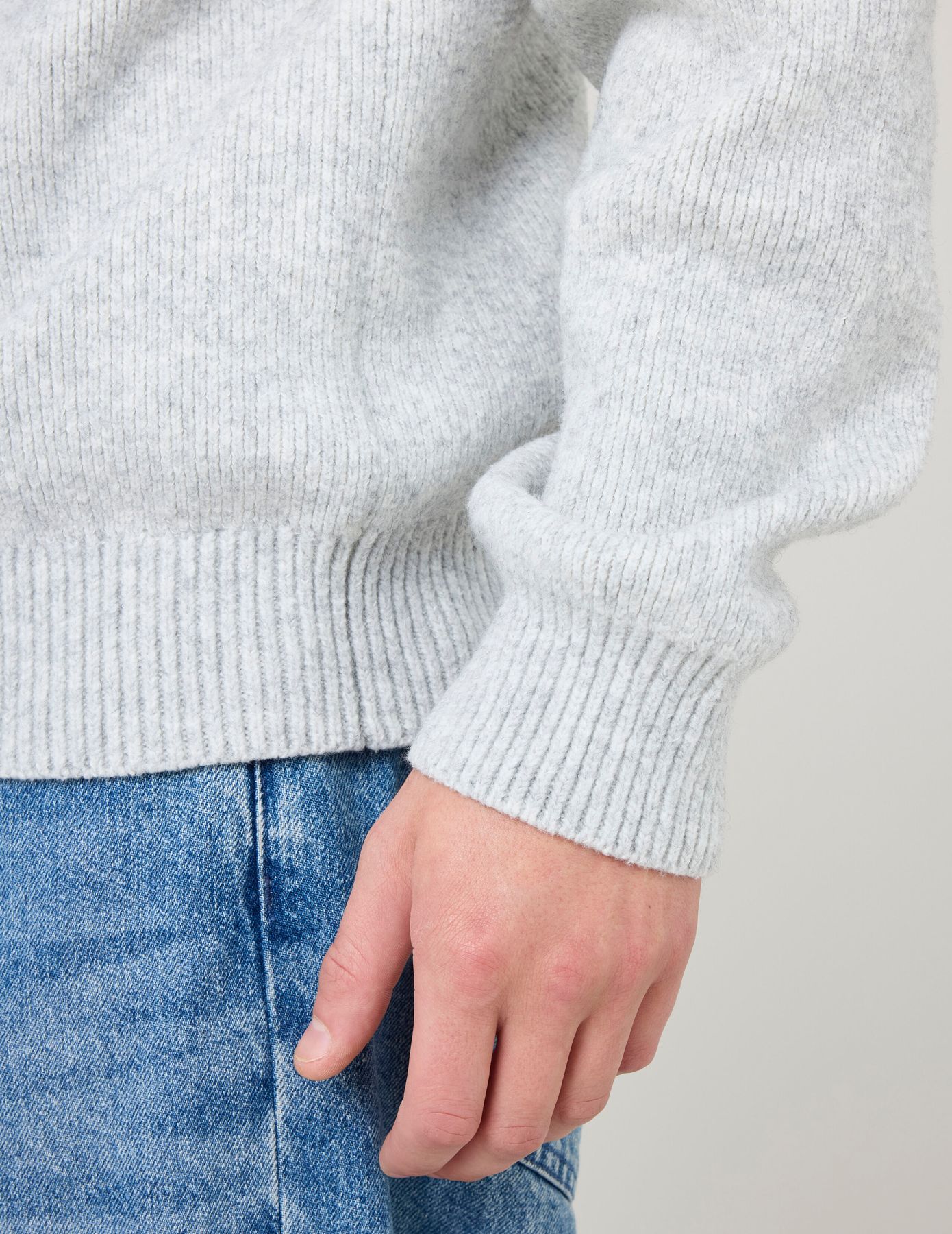Pull col roulé