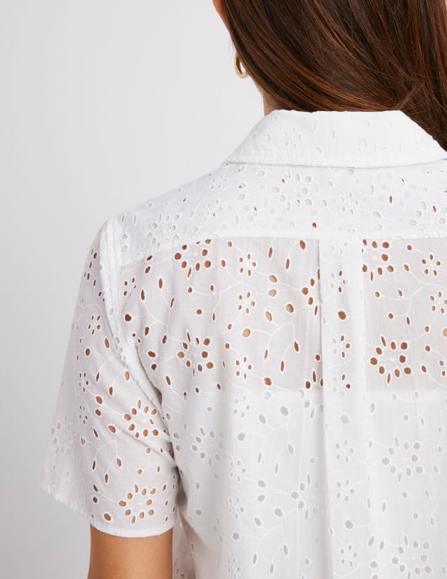 Chemisette broderie anglaise