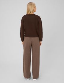 Pantalon large ceintur&eacute;