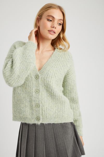 Gilet col V boutonn&eacute;